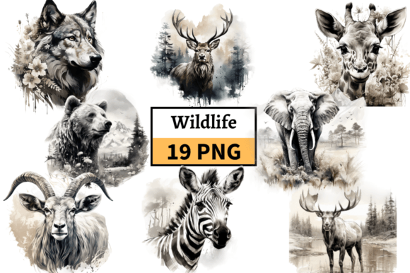 Download Wildlife Animals Clipart Bundle Woodland - Animals clipart Collection