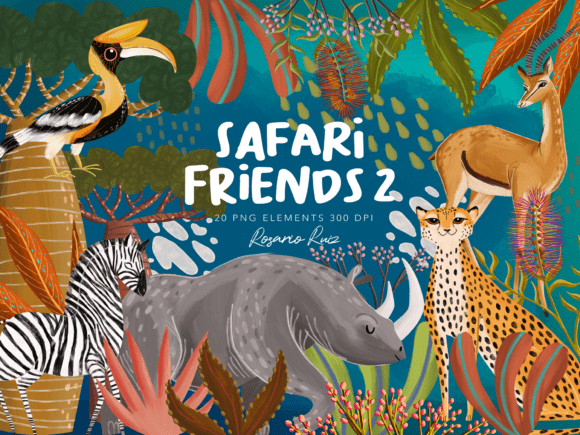 Download Safari Animals Clipart, Safari Friends - Animals clipart Collection