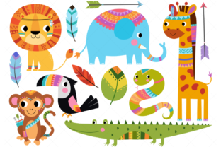 Download Tribal African Animals Clipart - Animals clipart Collection