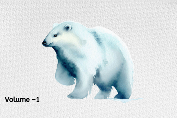 Download Watercolor Arctic Animals Clipart - Animals clipart Collection