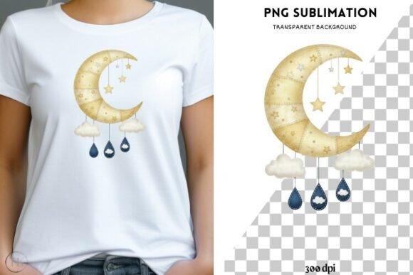 Download Nursery Moon PNG | Baby Moon &amp; Stars - Moon Collection