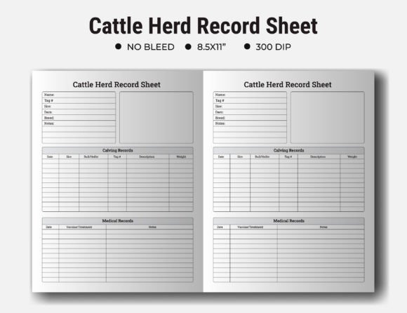 Download Cattle Herd Record Sheet - Cat Collection
