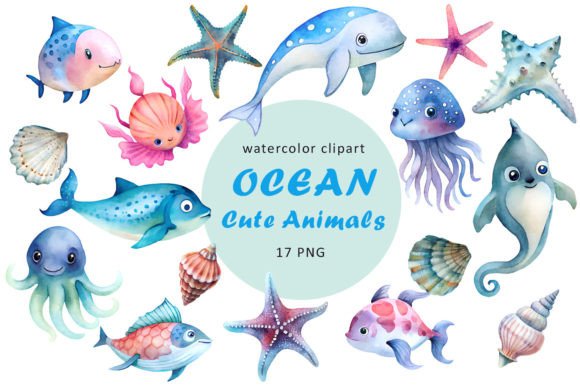Download Ocean Animals Clipart. Sea Animals Png - Animals clipart Collection
